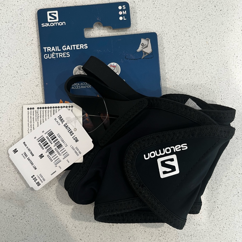 *NWT* Salomon Trail Gaiters (Low)